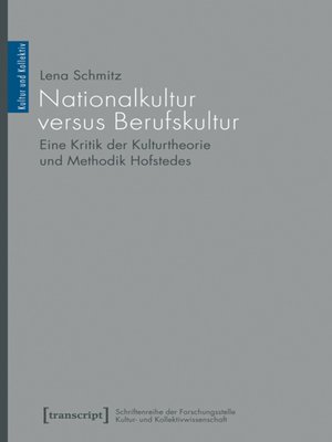 cover image of Nationalkultur versus Berufskultur